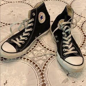 Black high top Converse